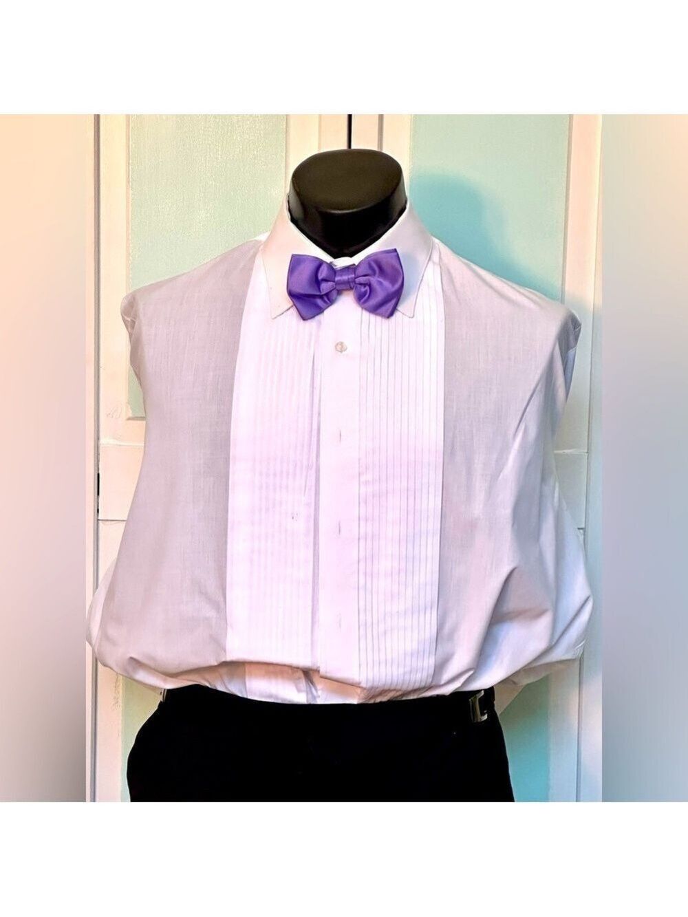 Freesia Purple Wedding Prom Tuxedo Wisteria Pre Tied clip on Bow tie bowtie Boys